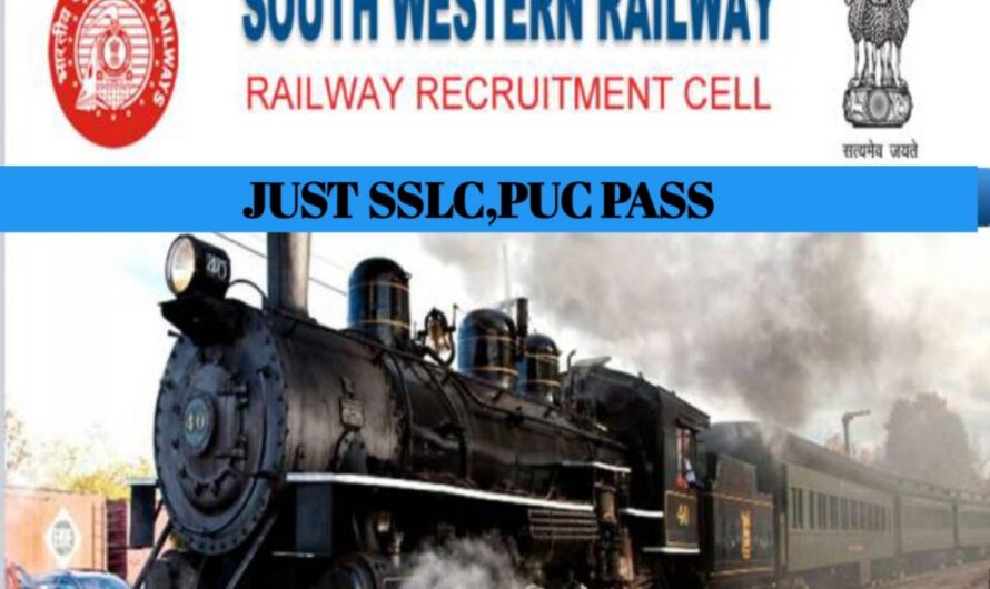 South Western Railway Recruitment 2024