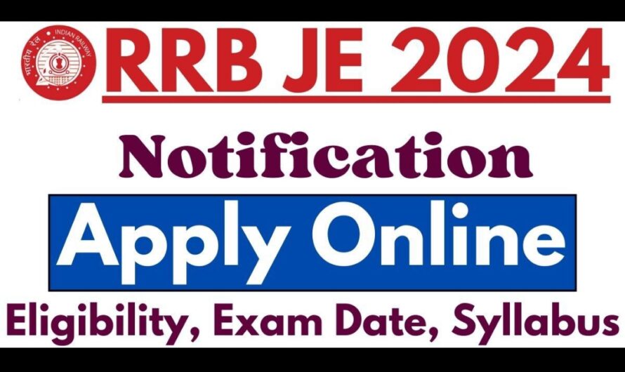 RRB Jr Engineer, Chemical Supervisor & Other Recruitment 2024 – Apply Online for 7951 Posts