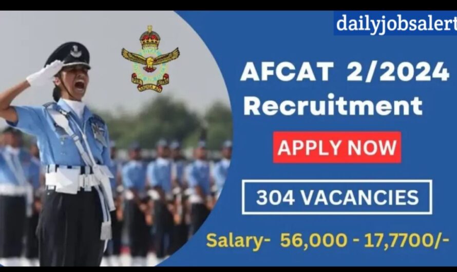 AFCAT 2 Recruitment Notification 2024 Out, Apply Online